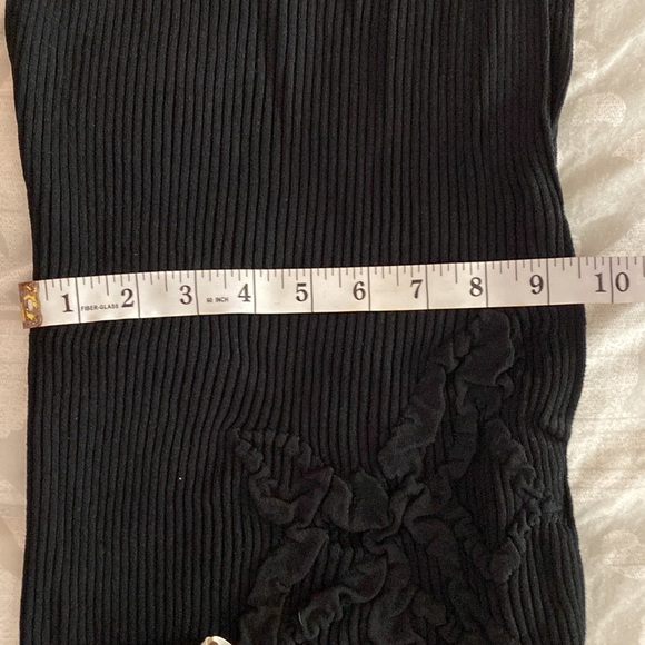 She’s So Made in Italy designer black fitting/stretchy tank|haute couture - Picture 9 of 13